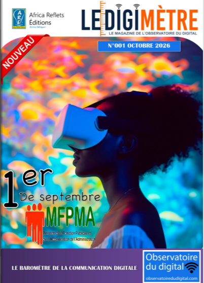 Couverture du magazine mensuel de l'Observatoire du Digital